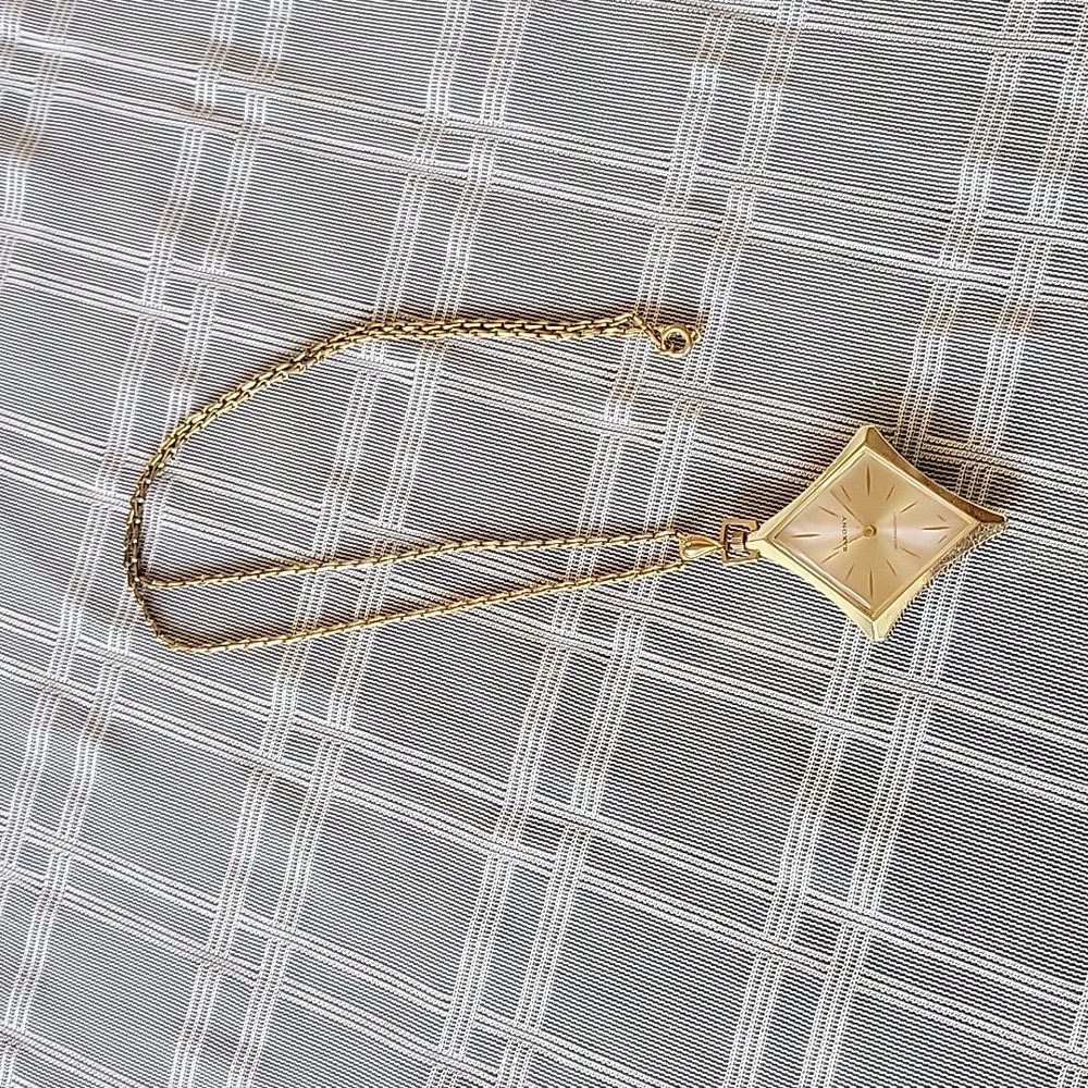 Vintage Saxony Watch Necklace